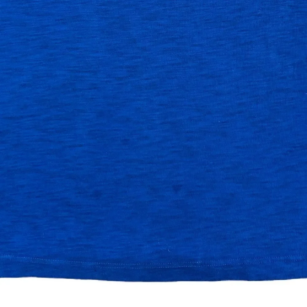 Nike Tee Shirt Women’s Tshirt Dri-fit Spellout Logo Blue & White Short Sleeve XS